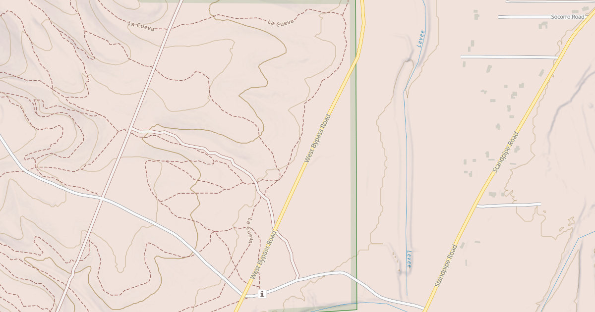 Map preview of Hackberry Trail System - La Cueva