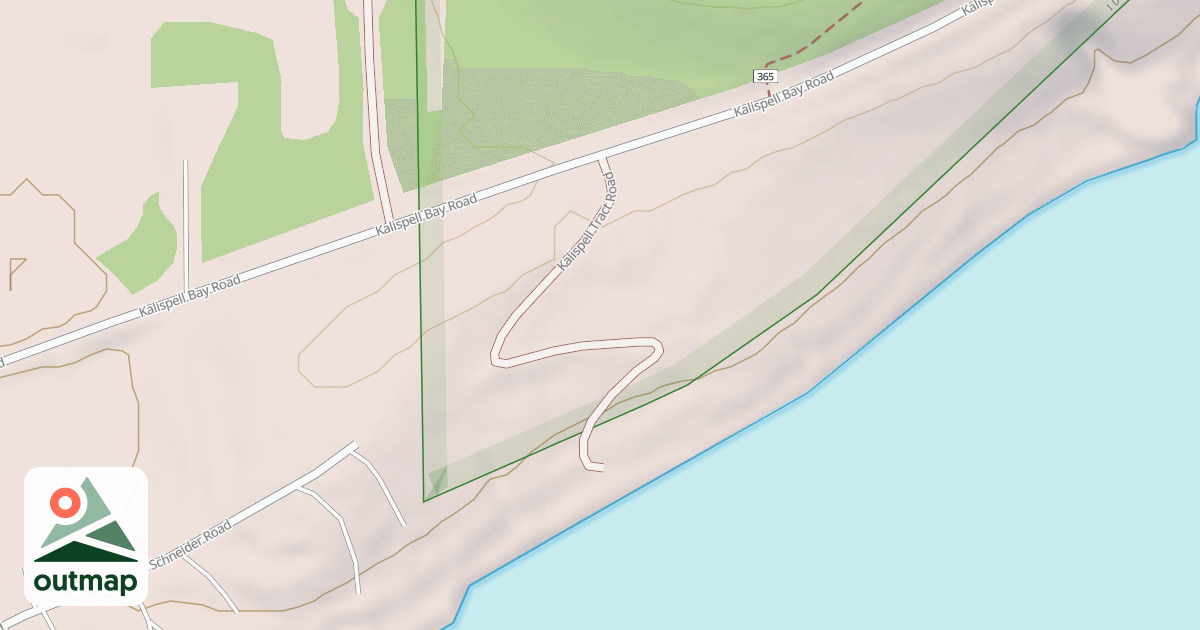 Map of KALISPELL TRACT