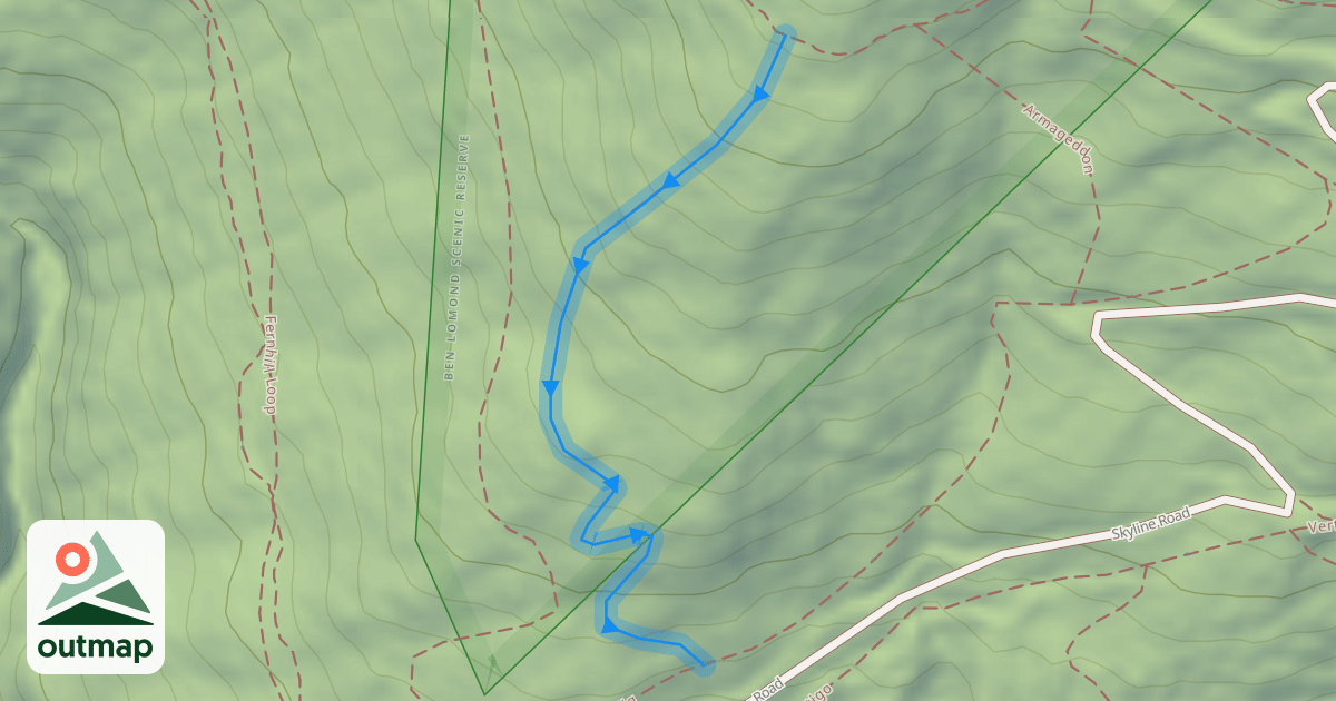 Map of Ant's Track