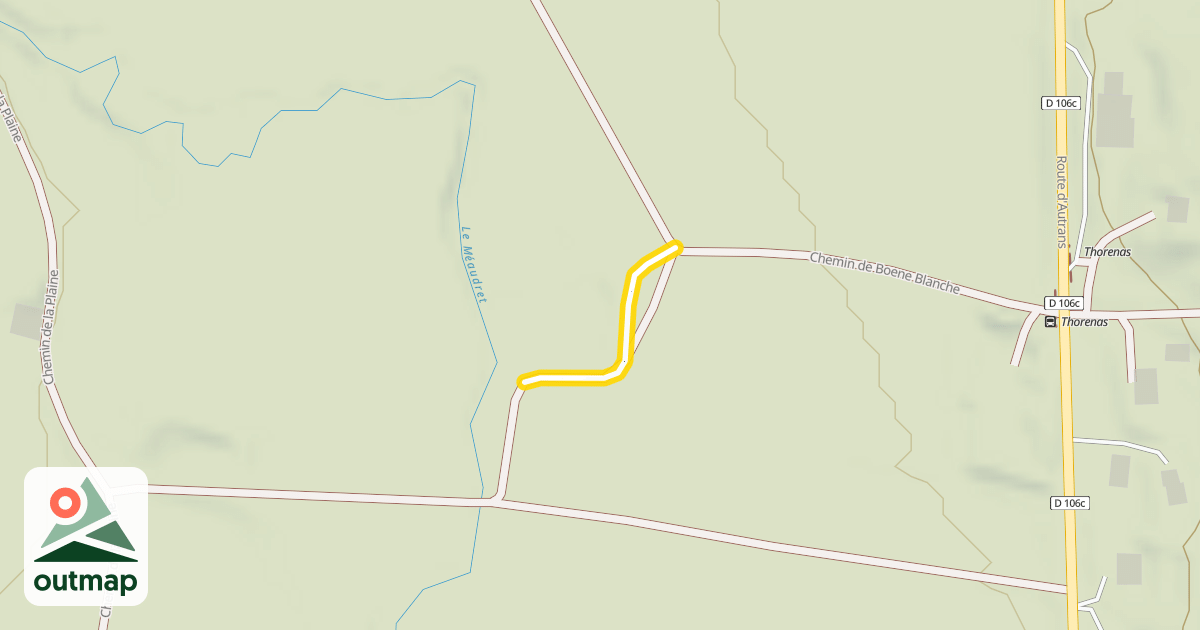 Map of Chemin de Boene Blanche