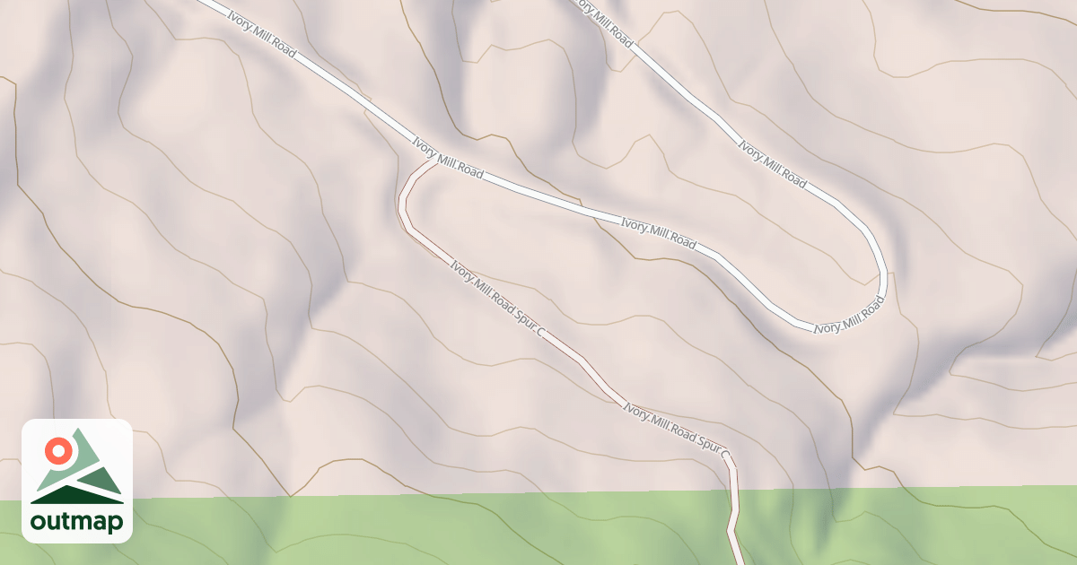Map of IVORY MILL SPUR C