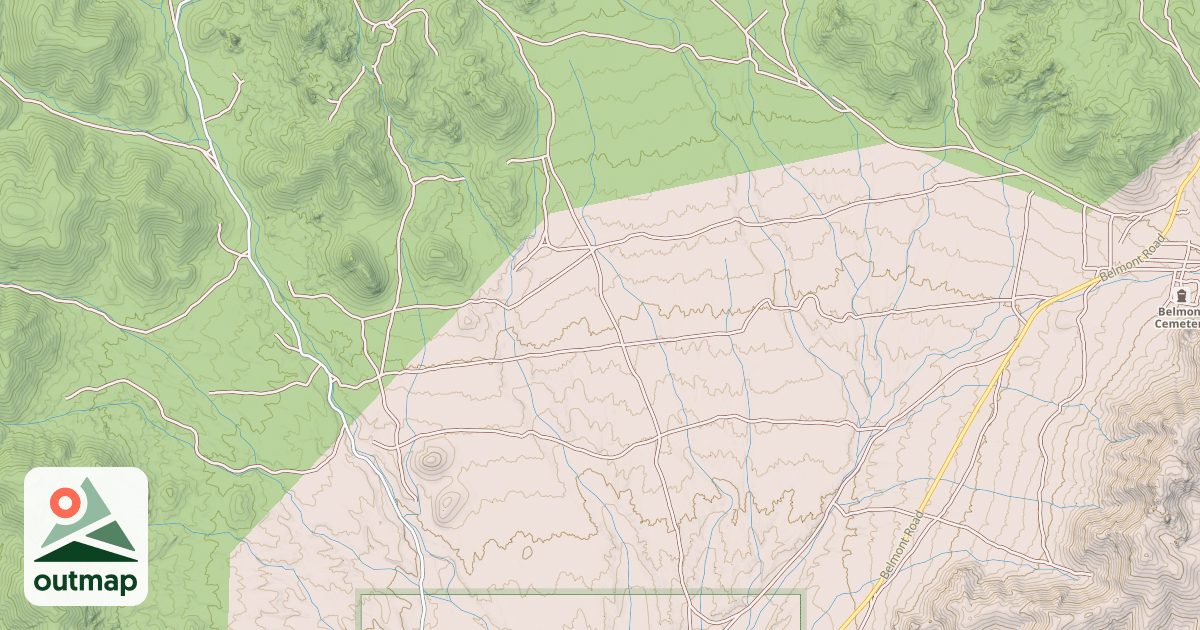 Map of DRILL HOLE ROAD