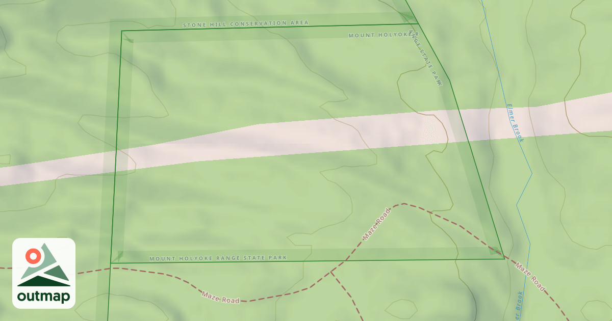 Map of Powerline Trail