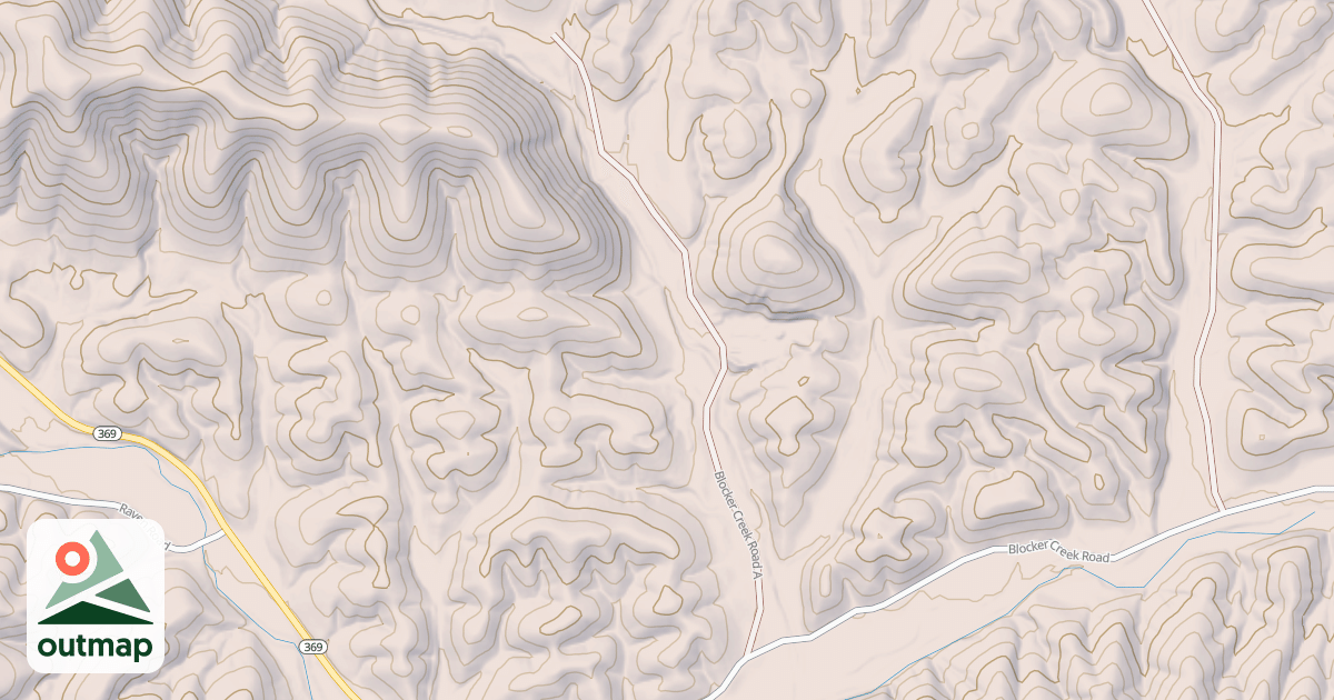 Map of BLOCKER CREEK