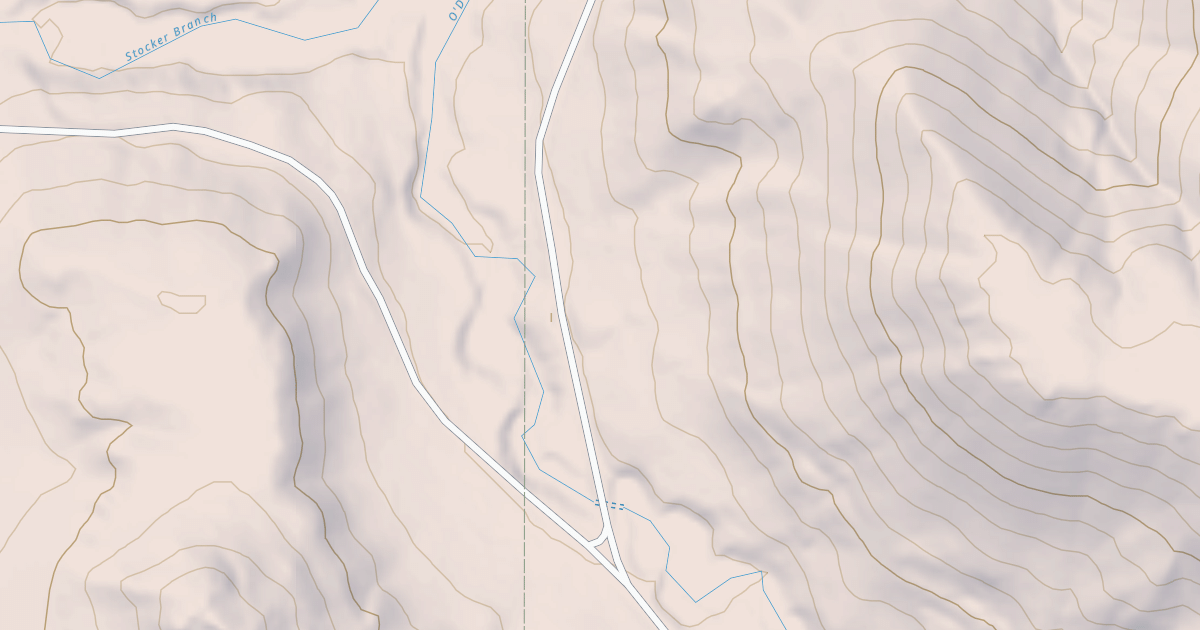 Map preview of O'DELL CREEK