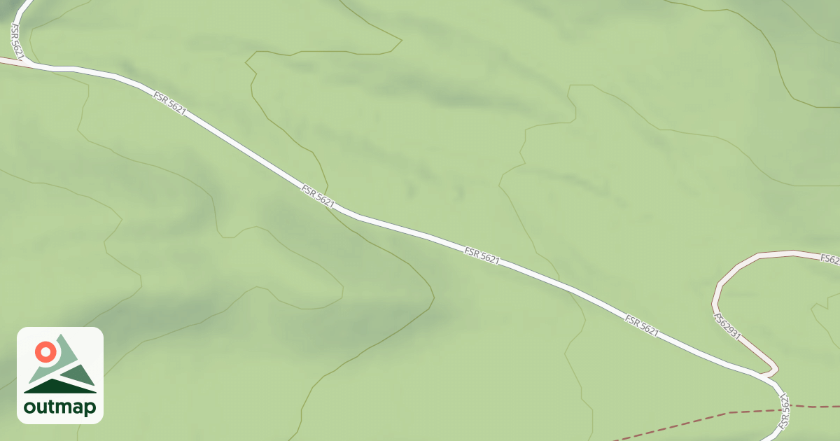 Map of (FDR) LICK CREEK