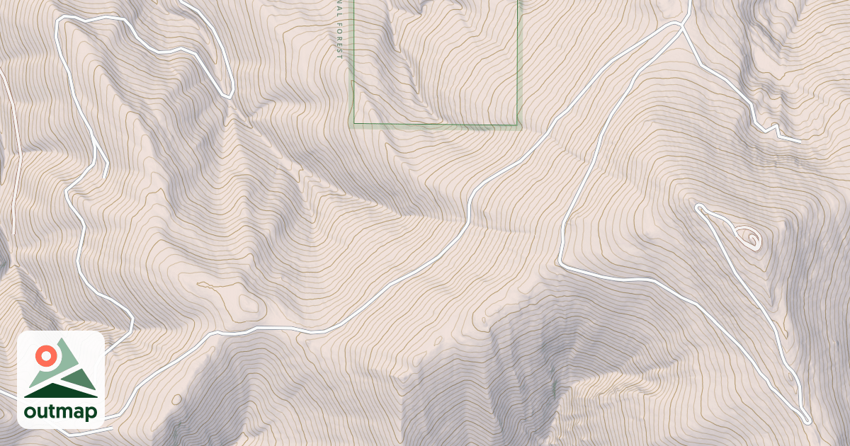 Map of PATRICKS KNOB