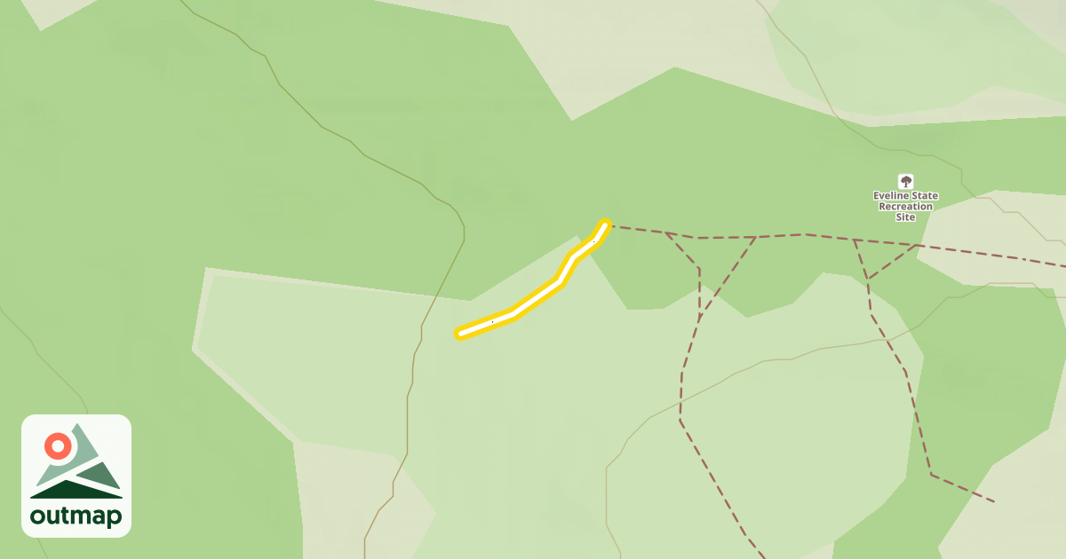 Map of Alpine Meadows Loop