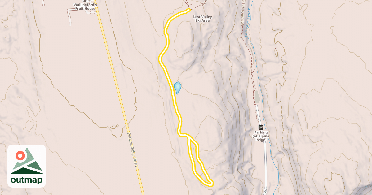 Map of Pond Loop Lollypop