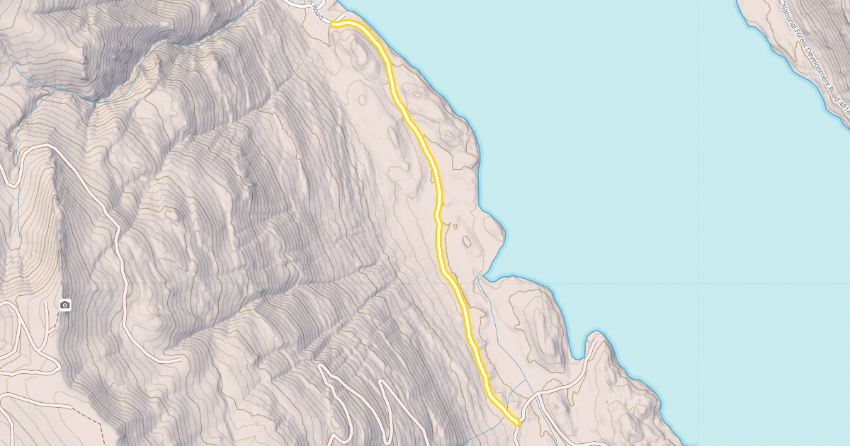 Map preview of National Forest Development Road 4828