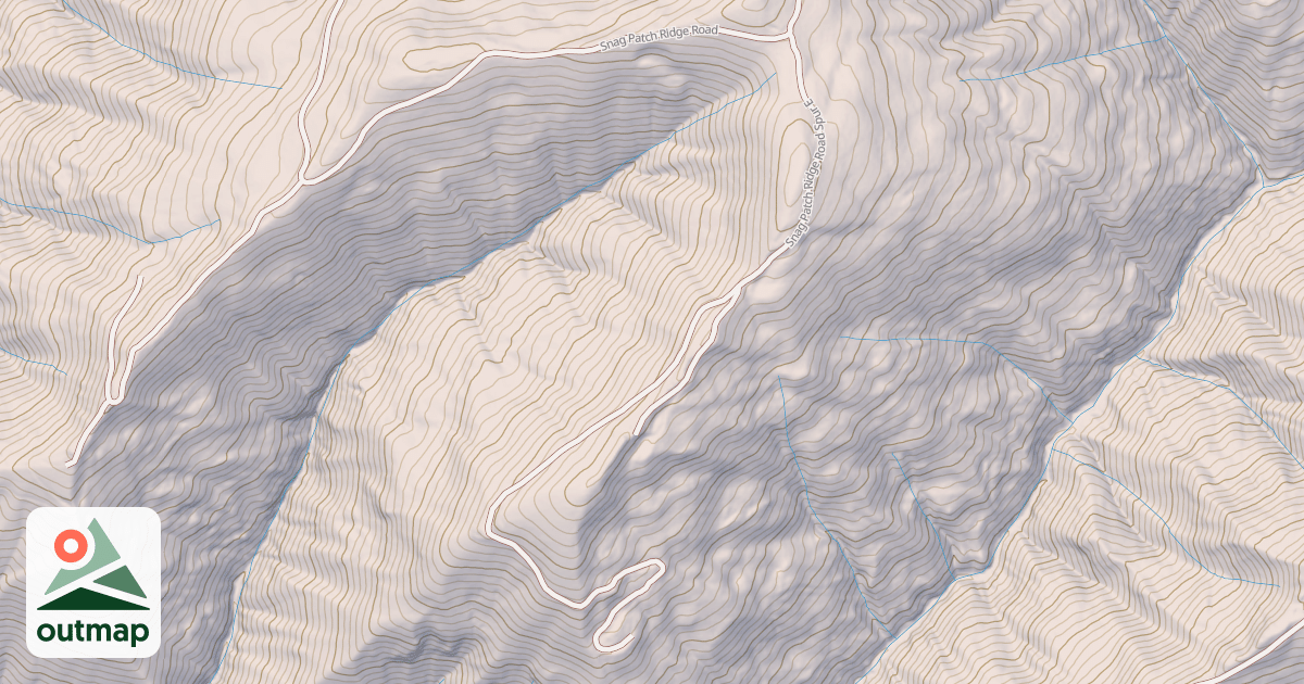 Map of SNAG PATCH RIDGE