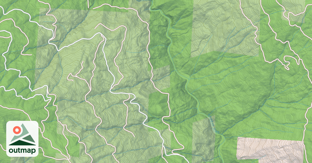 Map of ELK RIDGE NORTH