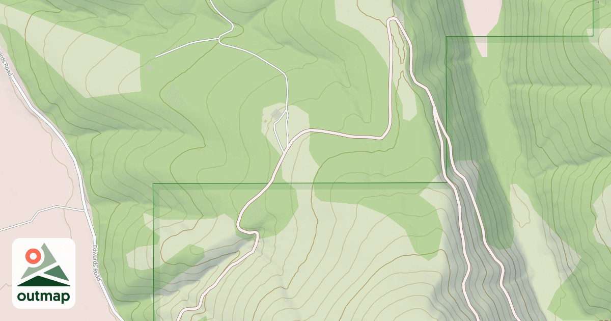 Map of (FDR) REIMEL CREEK