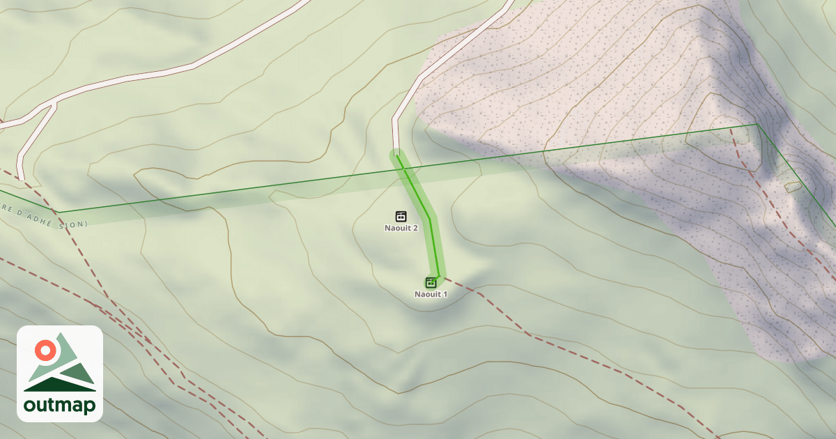 Map of Les Renards