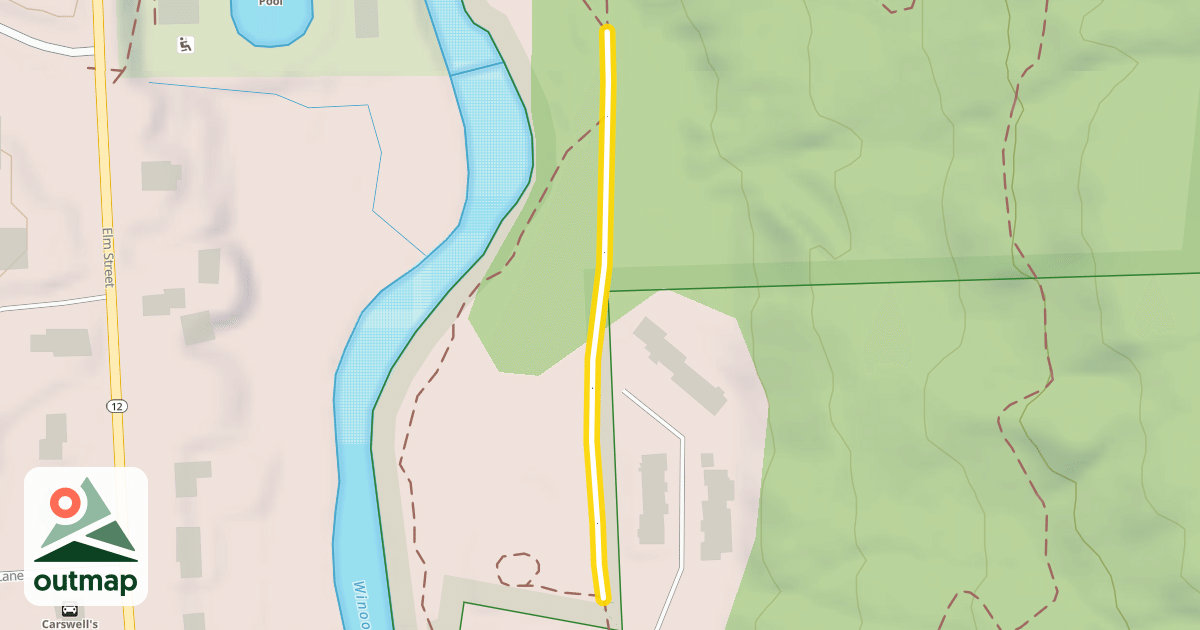 Map of North Branch River Path