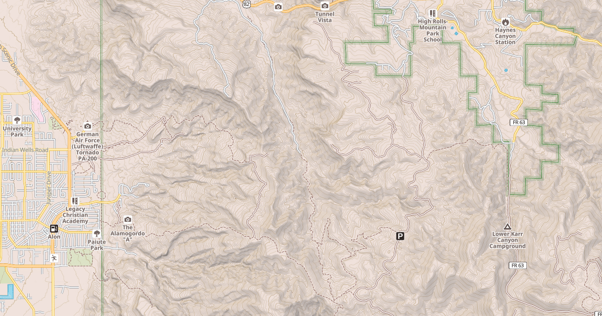 Map preview of DRY CANYON