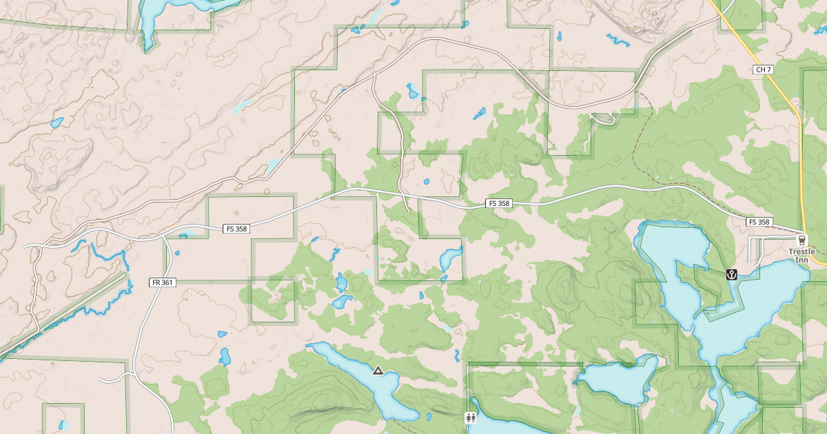 Map preview of HOIST LAKE