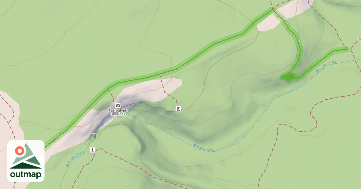 Map of Don Weaver Trail