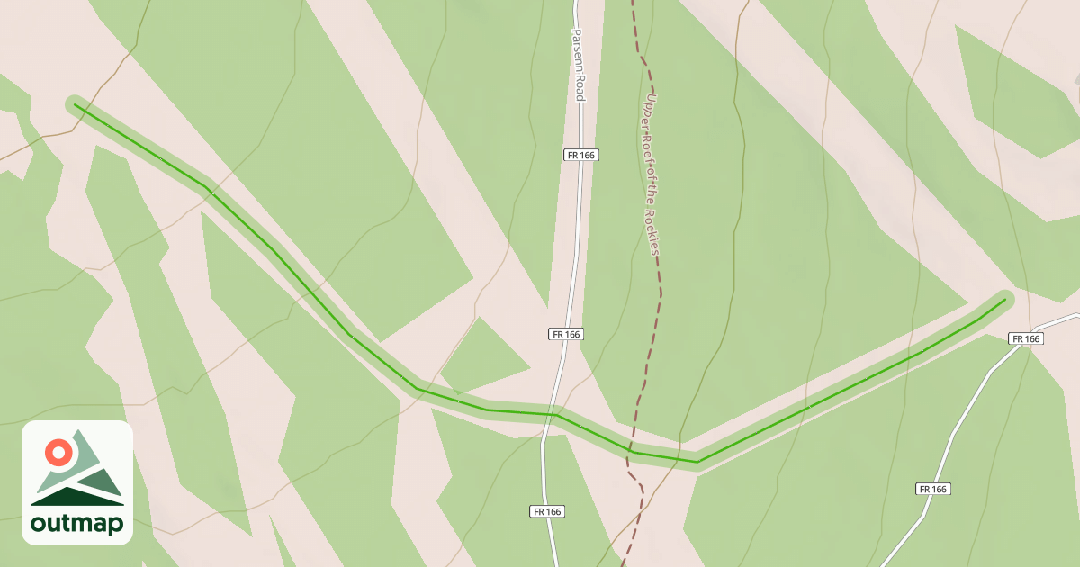Map of Lonesome Whistle Upper