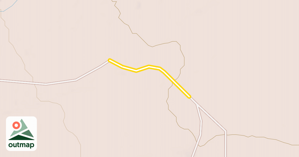 Map of Black Canyon Summer Home Road