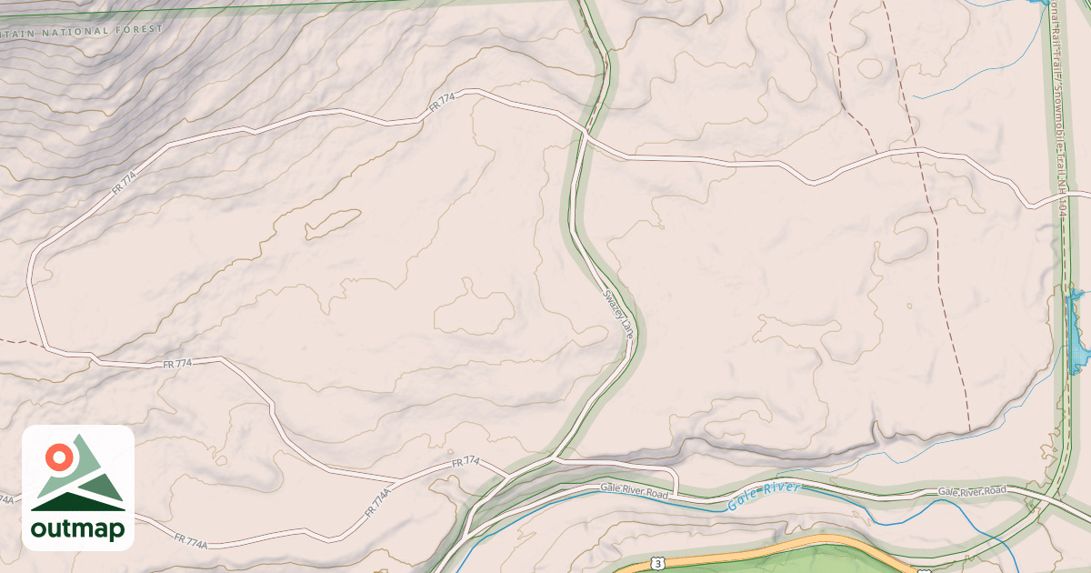Map of Beaver Brook Rd Snomo
