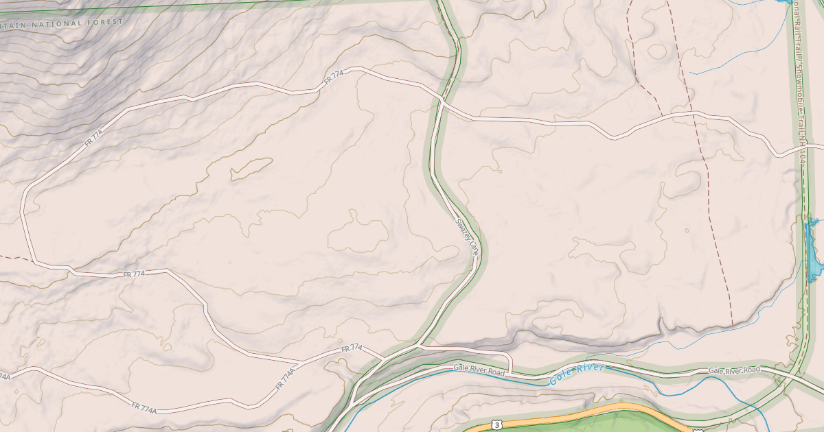 Map preview of Beaver Brook Rd Snomo