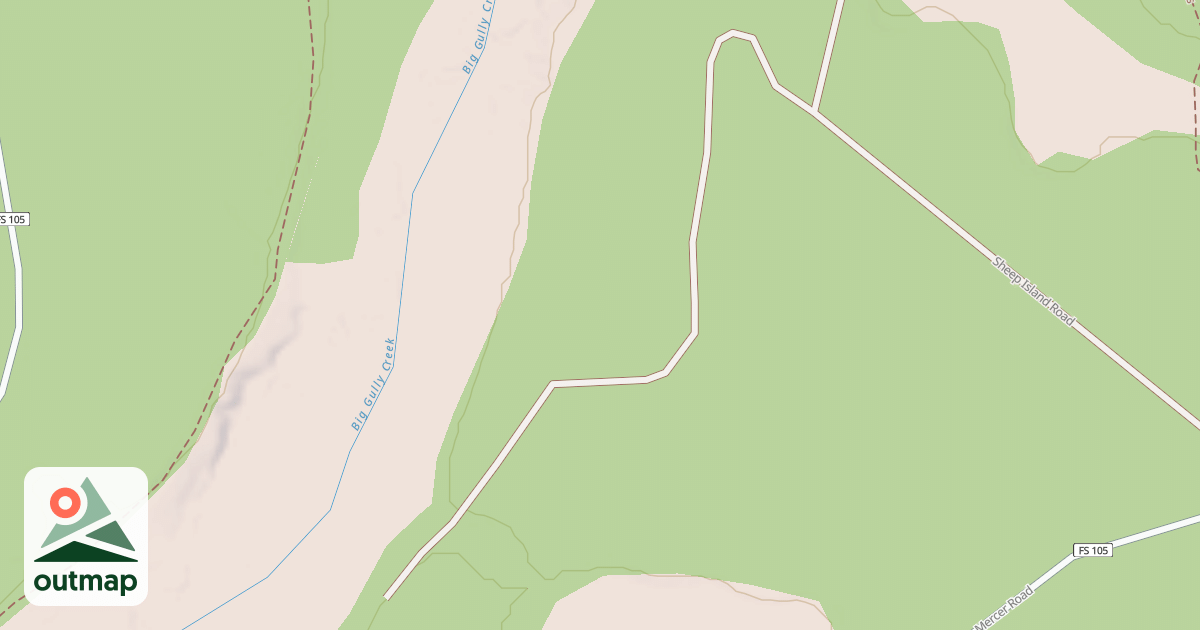 Map of USFS Motor Vehicle Use Map Roads {3508658B-5DCF-4973-8352-BD745CD1055E}