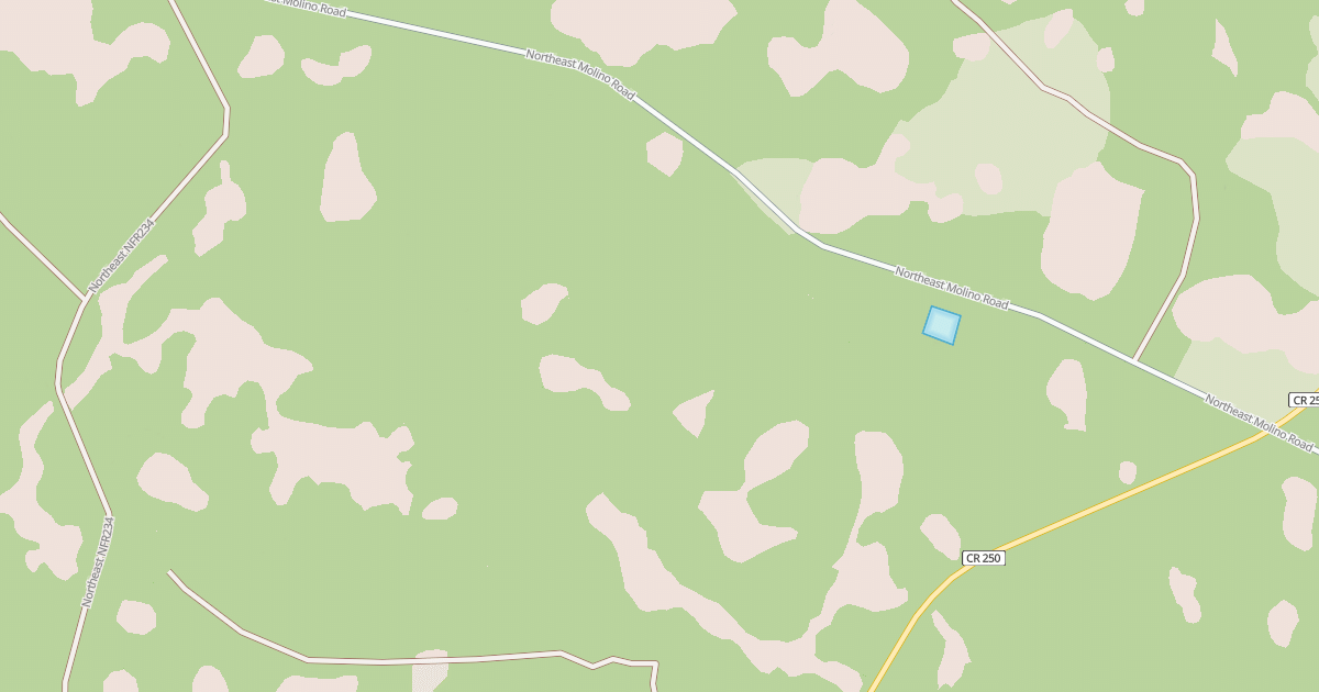 Map preview of USFS National Forest System Roads {AEA47326-25A9-40DD-86FF-79E84FB06307}