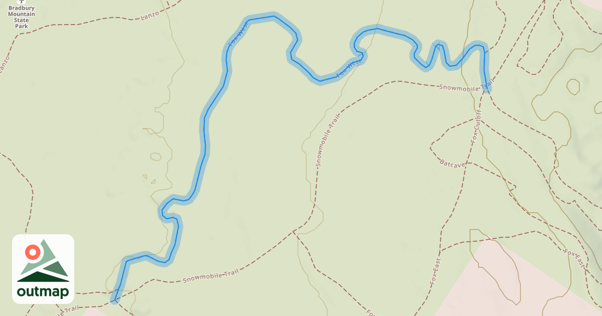 Map of Fox West