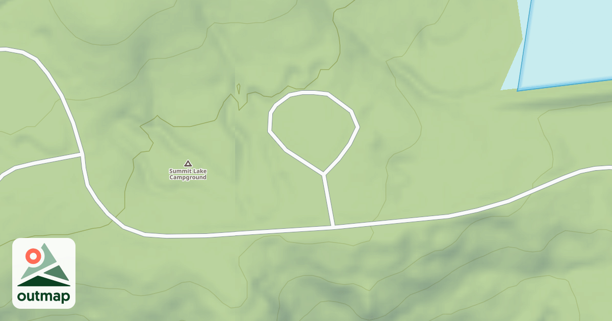 Map of SUMMIT LAKE REC SPUR AA