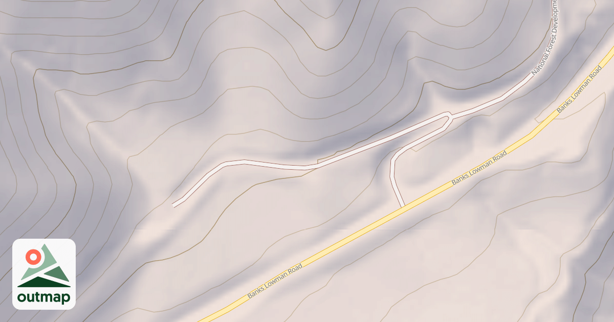 Map of DANSKIN TRAIL ACCESS