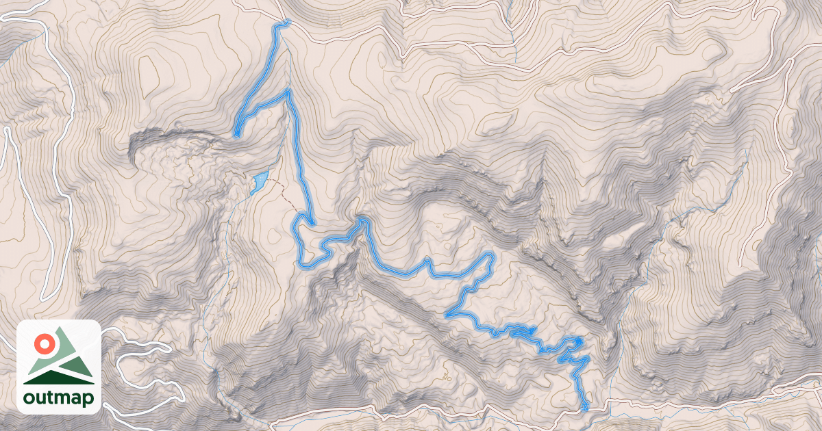 Map of Lake of the Pines Trail