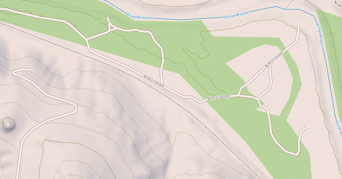 Map preview of BLM National GTLF Public Motorized Roads 11a2241a-c8e9-4886-85b7-8473fc6ed6e2