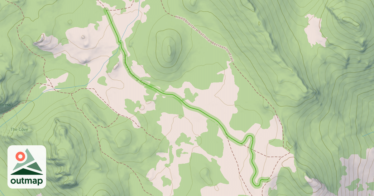 Map of Browns Landing Trail
