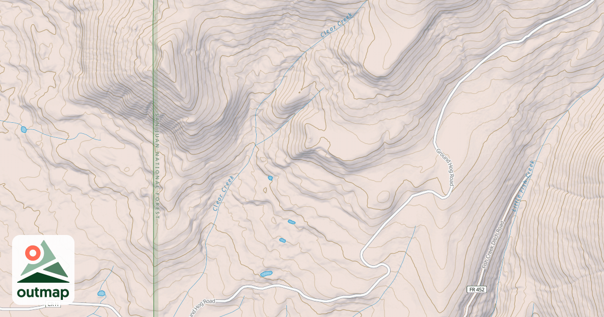 Map of GROUNDHOG OHV