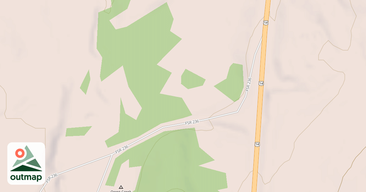 Map of OWEN CREEK
