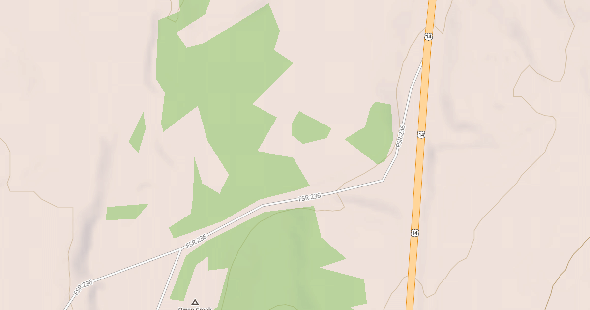 Map preview of OWEN CREEK