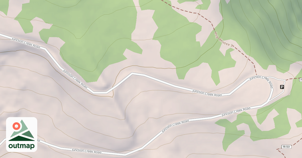 Map of JUNCTION CRK (CR 204)