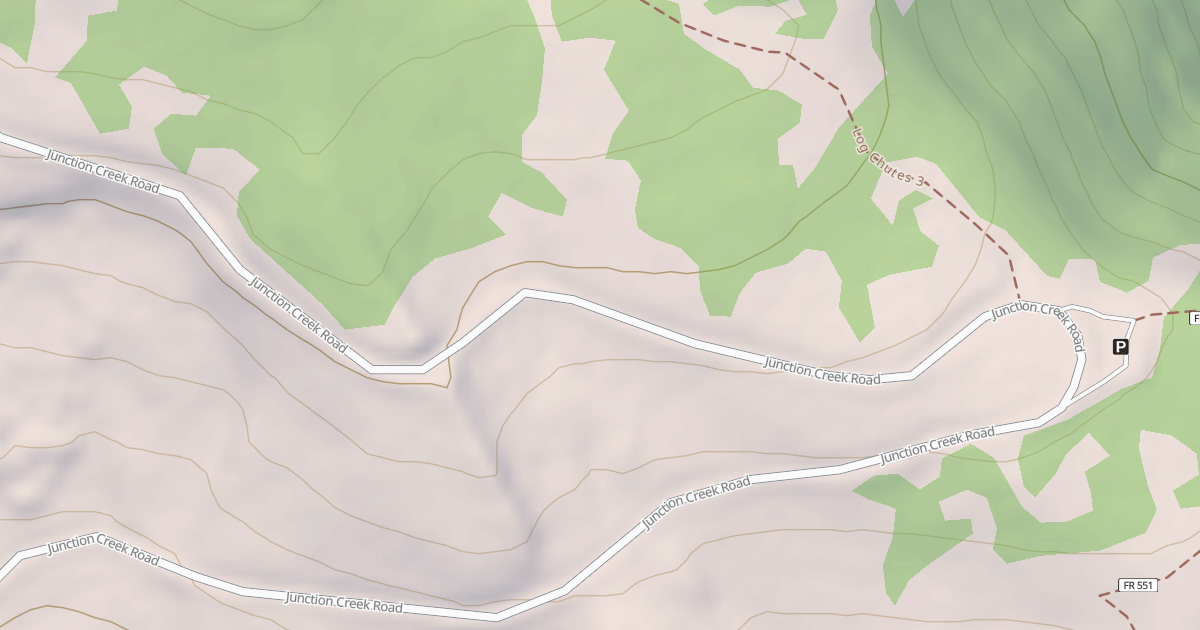 Map preview of JUNCTION CRK (CR 204)
