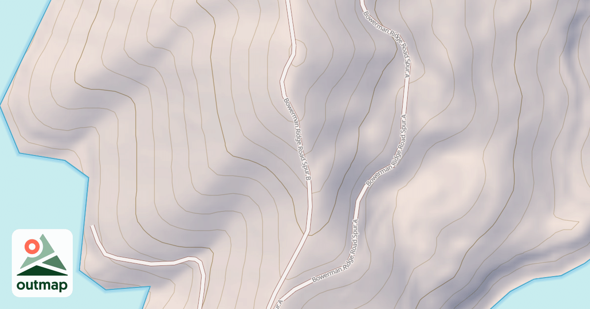 Map of BOWERMAN RIDGE