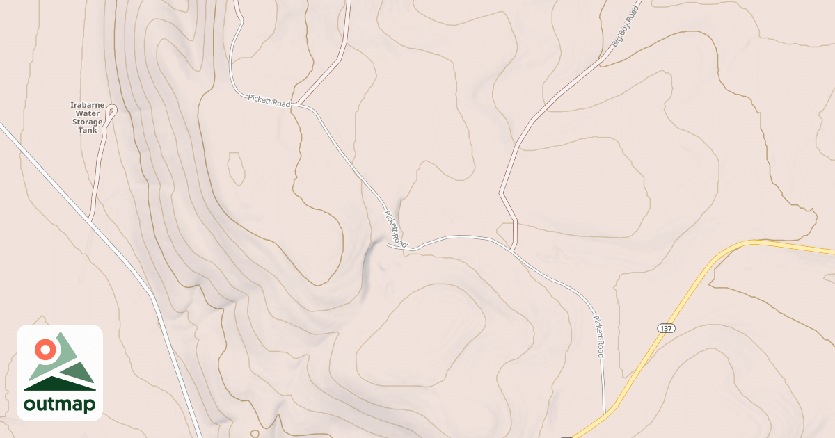 Map of PICKETT