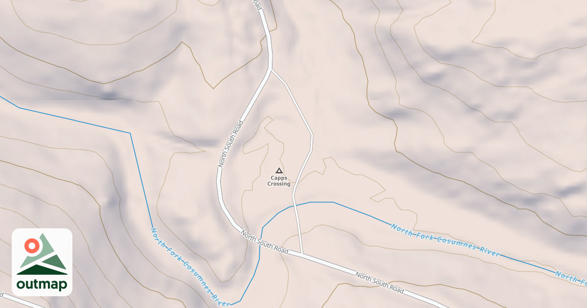 Map of CAPPS CROSSING LOOP