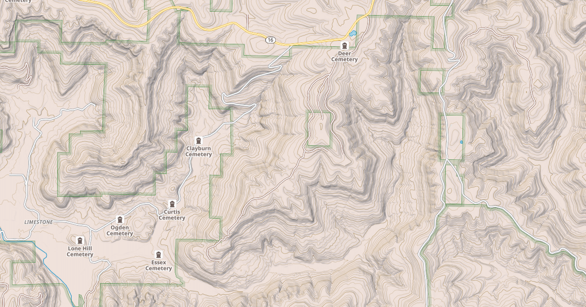 Map preview of DEER CEM