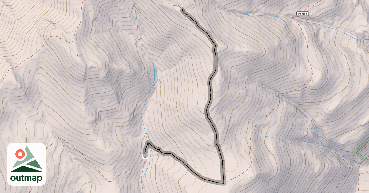 Map of 405.3A Trail