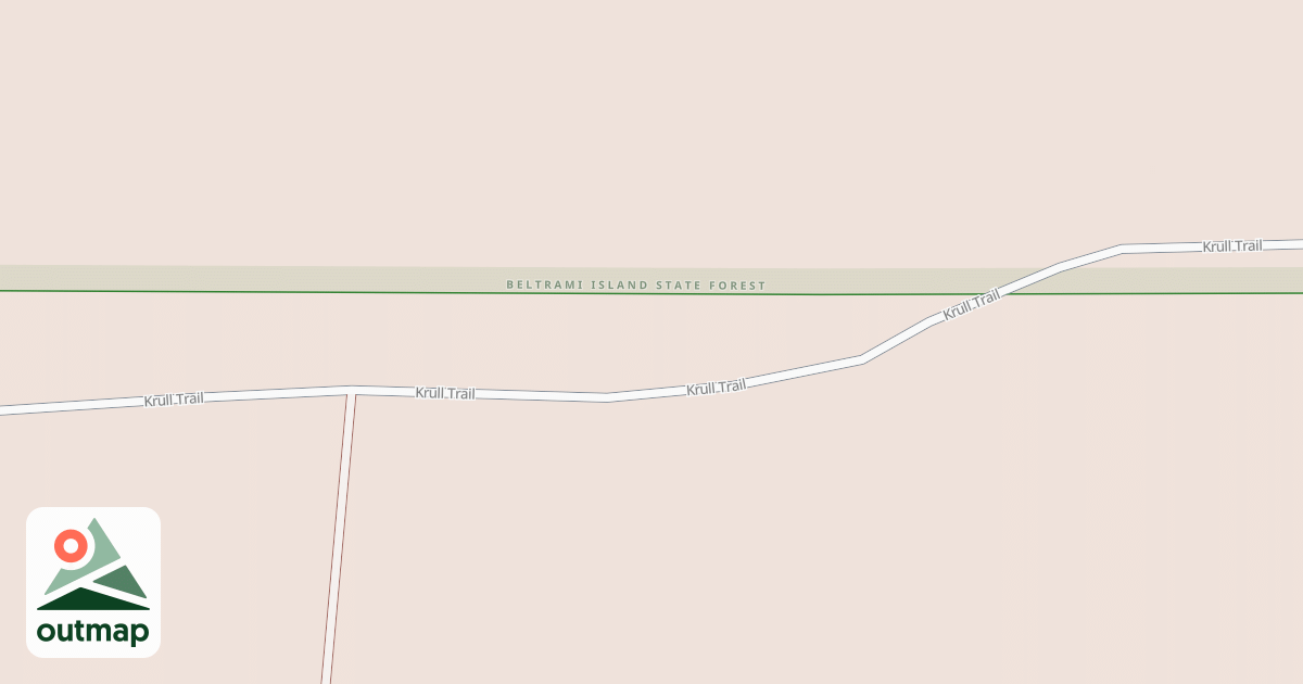 Map of Warroad/Roseau Trails