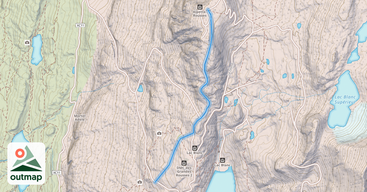 Map of Le Belvédère
