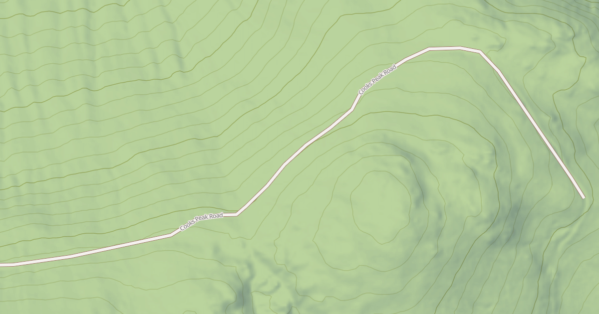 Map preview of COOKS PEAK