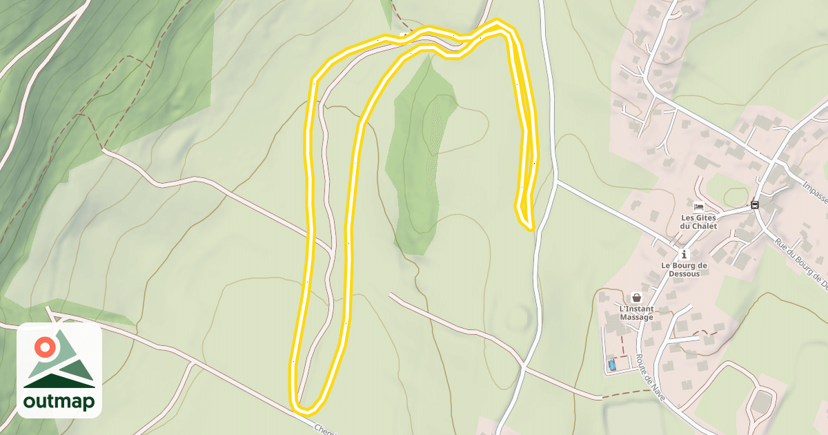 Map of Tour du P'tit Bois