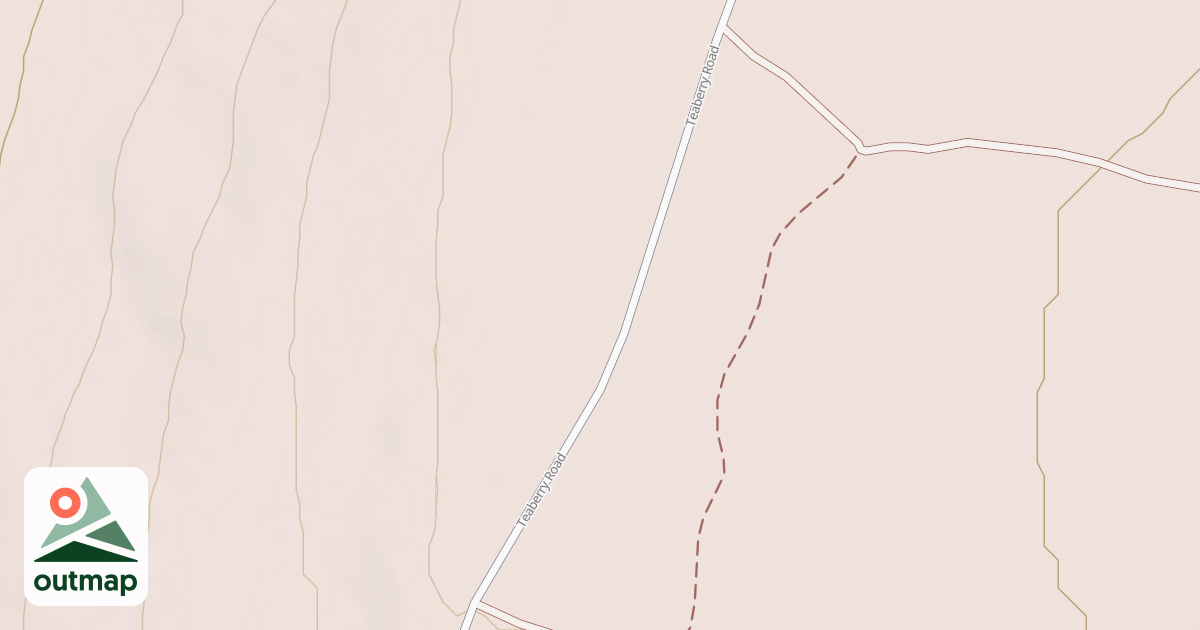 Map of Michaux State Forest – Snowmobile Trail System (Southern)
