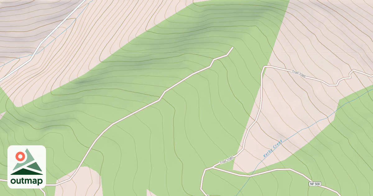 Map of USFS Motor Vehicle Use Map Roads {0847B348-533A-42EC-BAAF-28D37B6D0E9F}